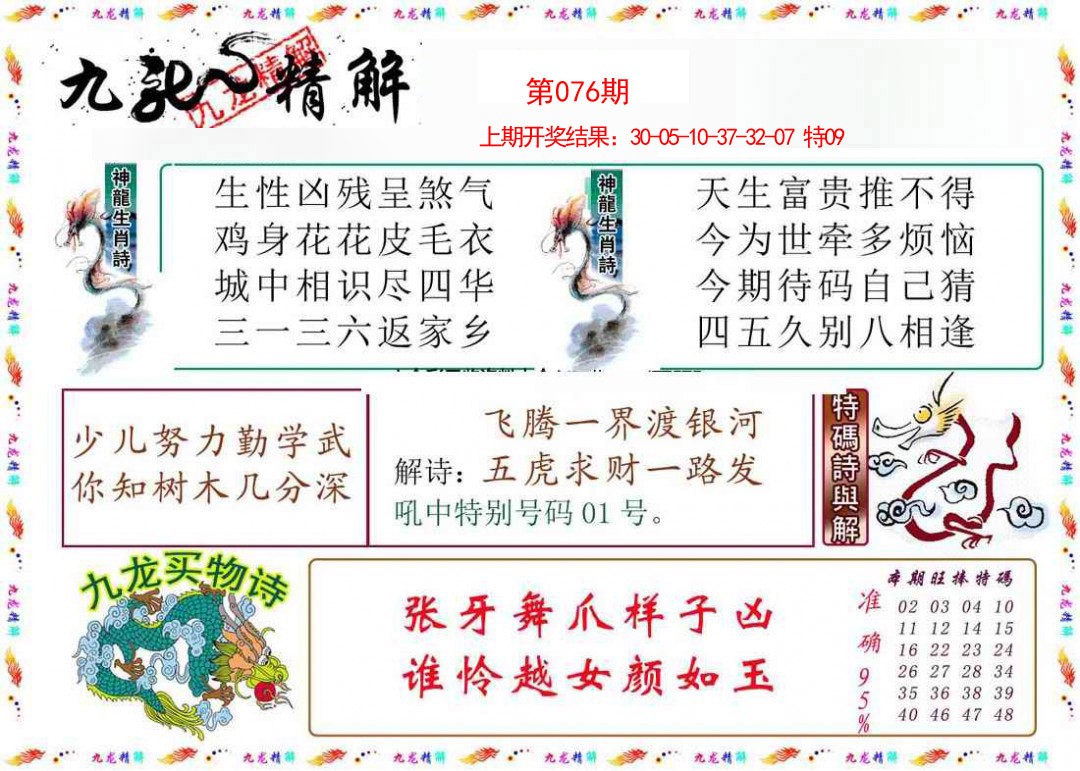 076期九龙精解[图]