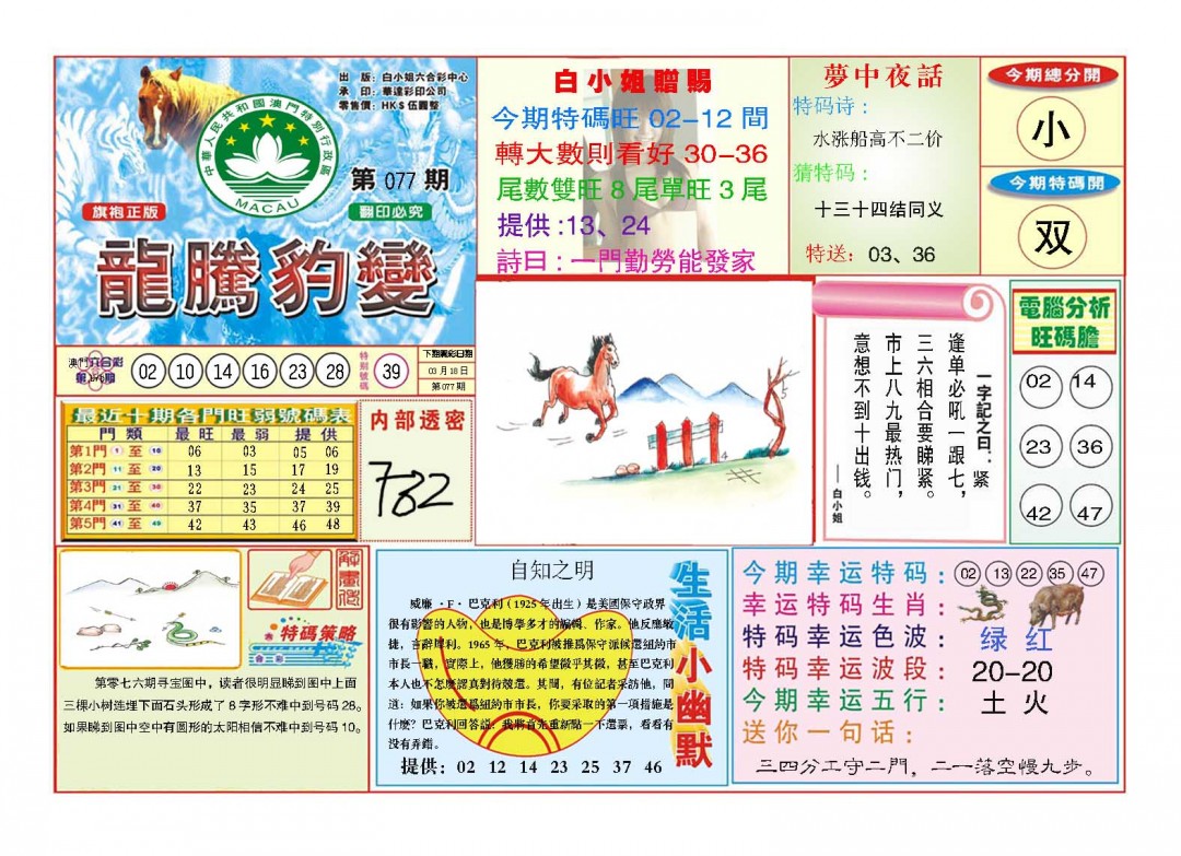 077期龙腾豹变[图]