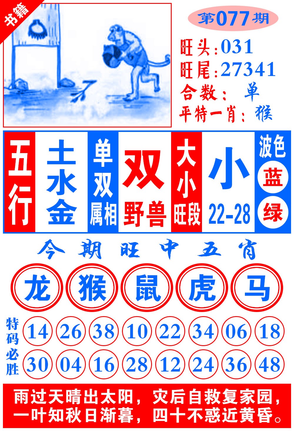 077期澳门全集心水[图]