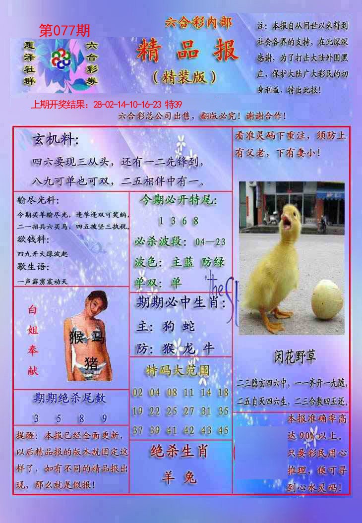 077期精品报[图]