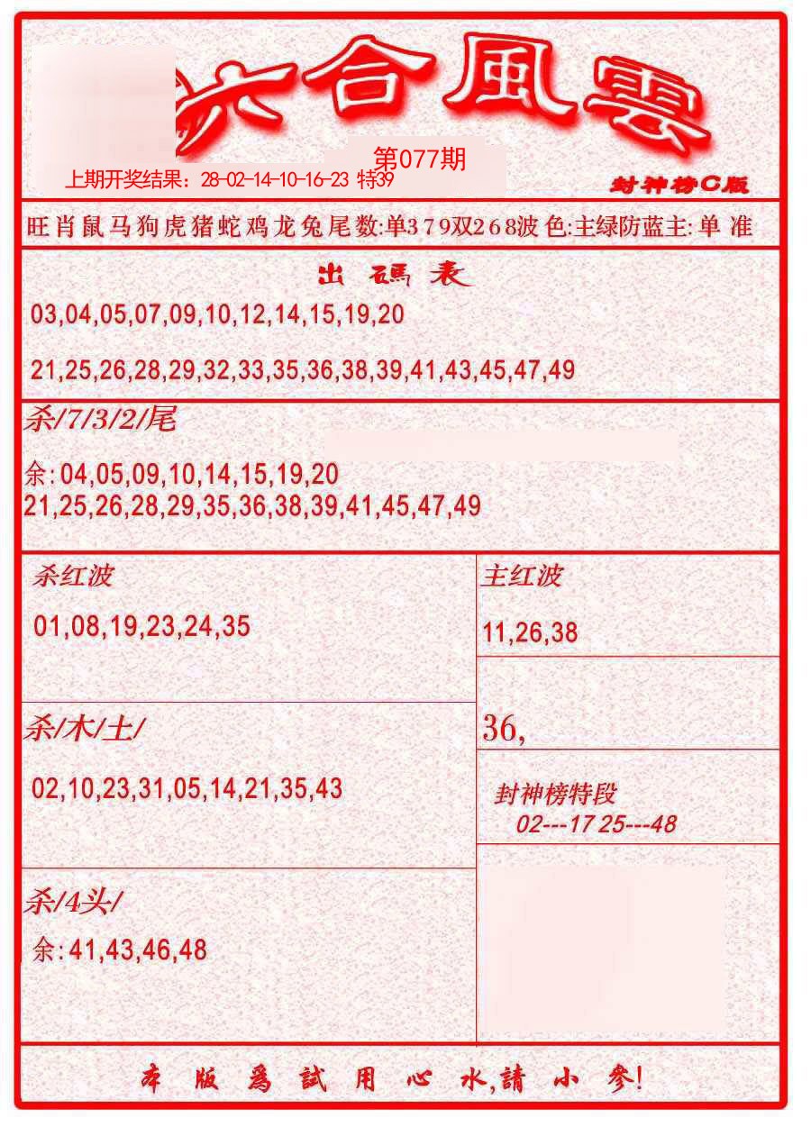 077期六合风云B[图]