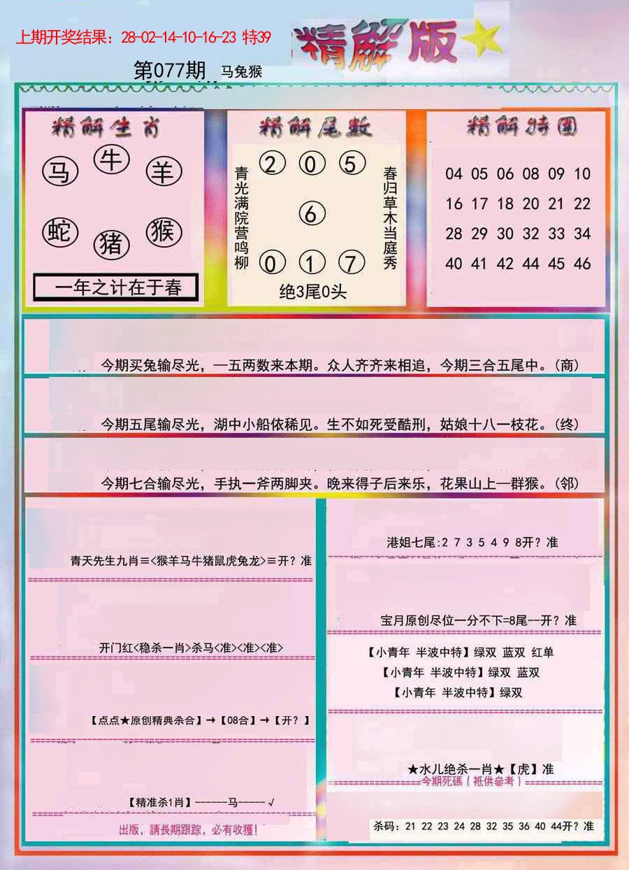 077期精解版[图]