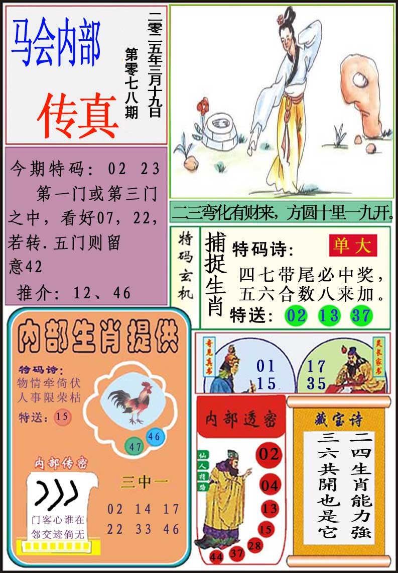 078期马会内部传真[图]