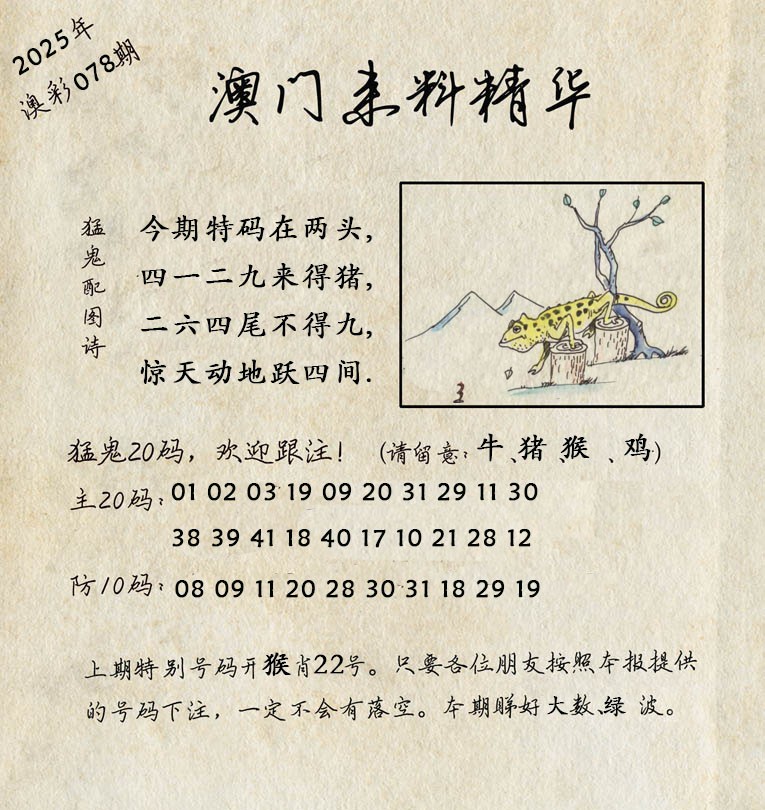 078期澳门来料精华[图]