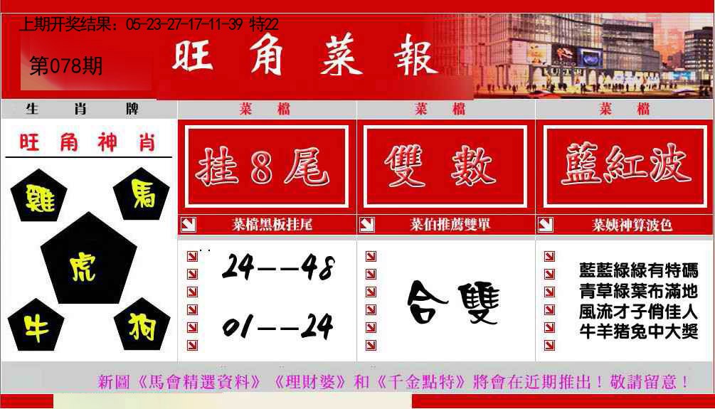 078期旺角菜报[图]
