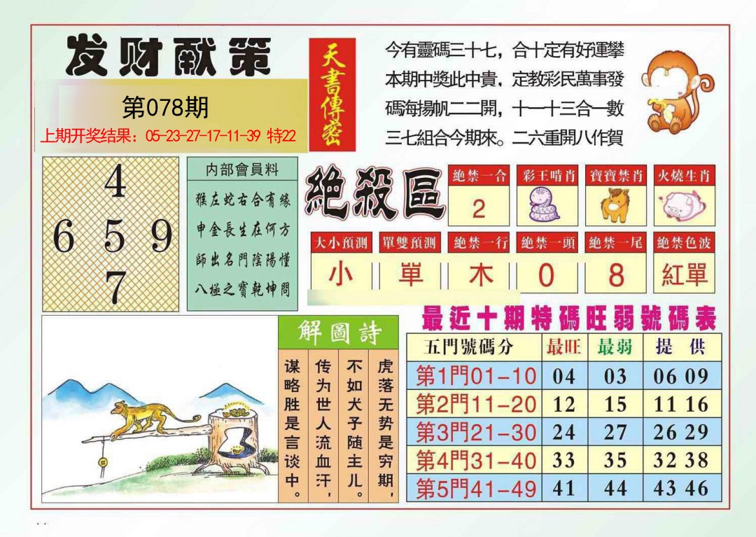 078期发财献策[图]