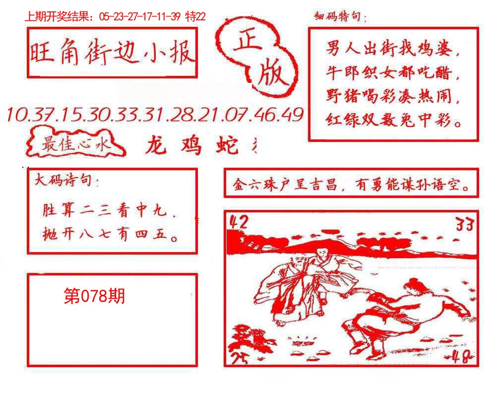 078期旺角街边小报[图]