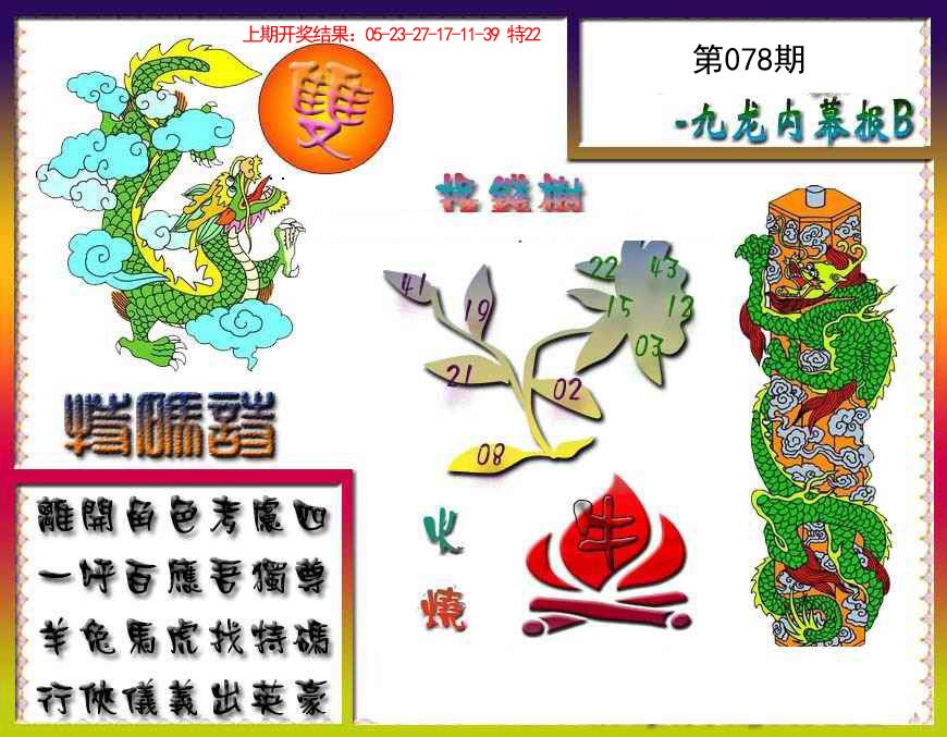 078期九龙内幕特肖图a[图]