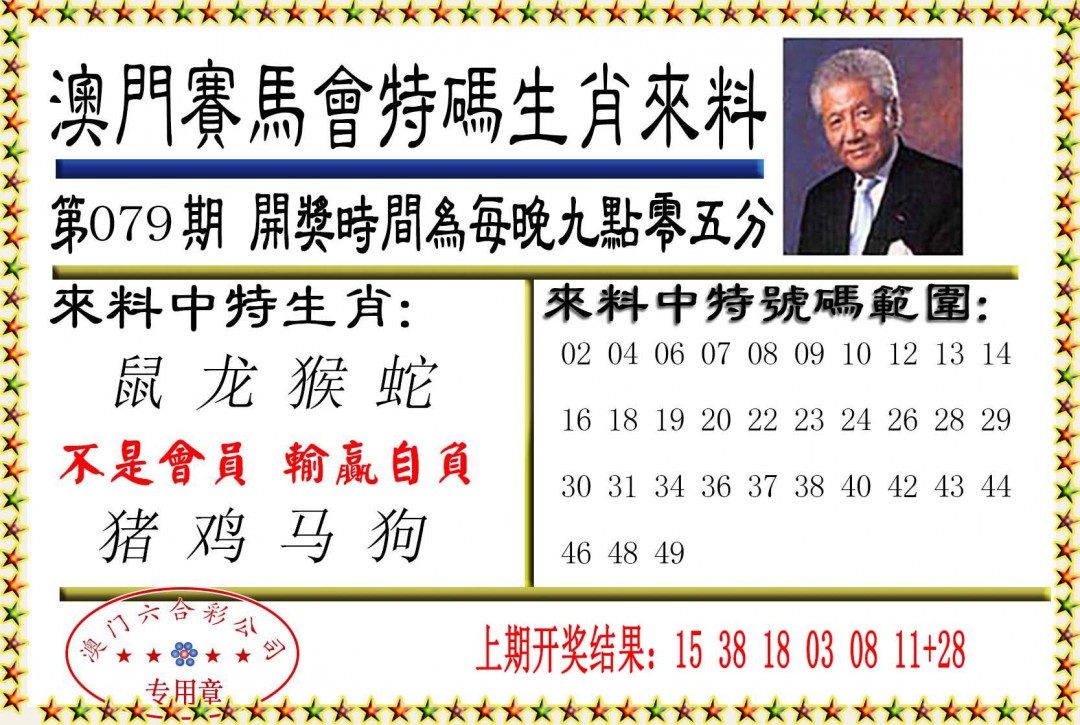 079期特码生肖来料[图]