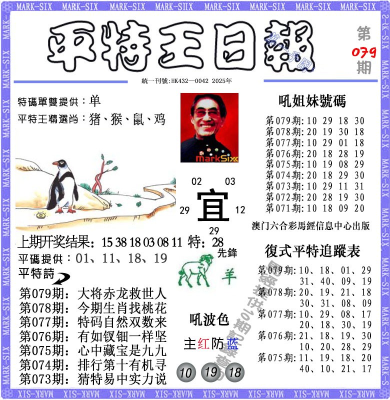 079期平特王日报[图]