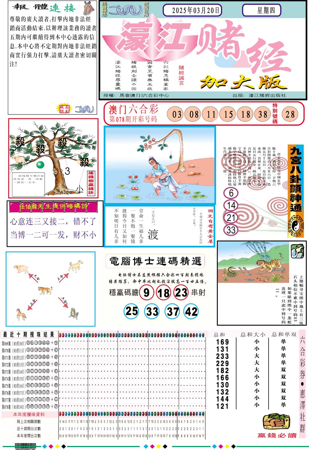 079期濠江赌经A加大版[图]