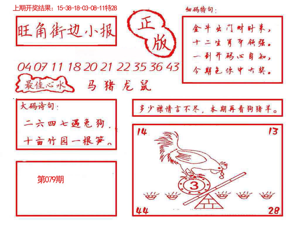 079期旺角街边小报[图]