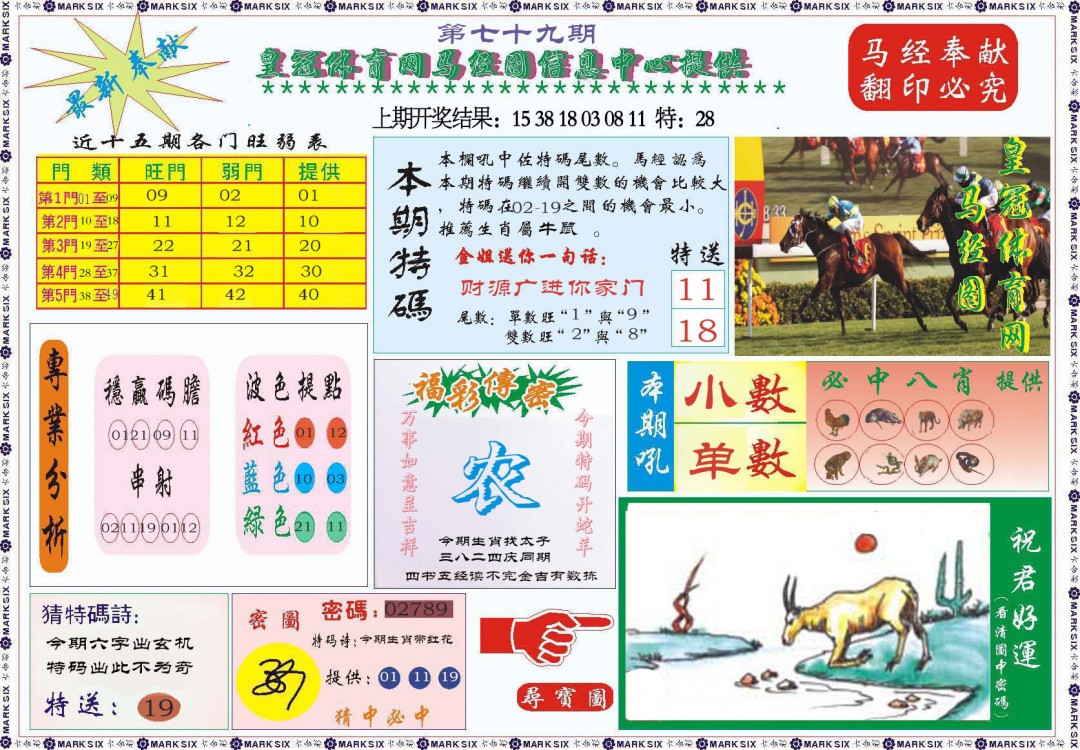 079期体育网马经图[图]