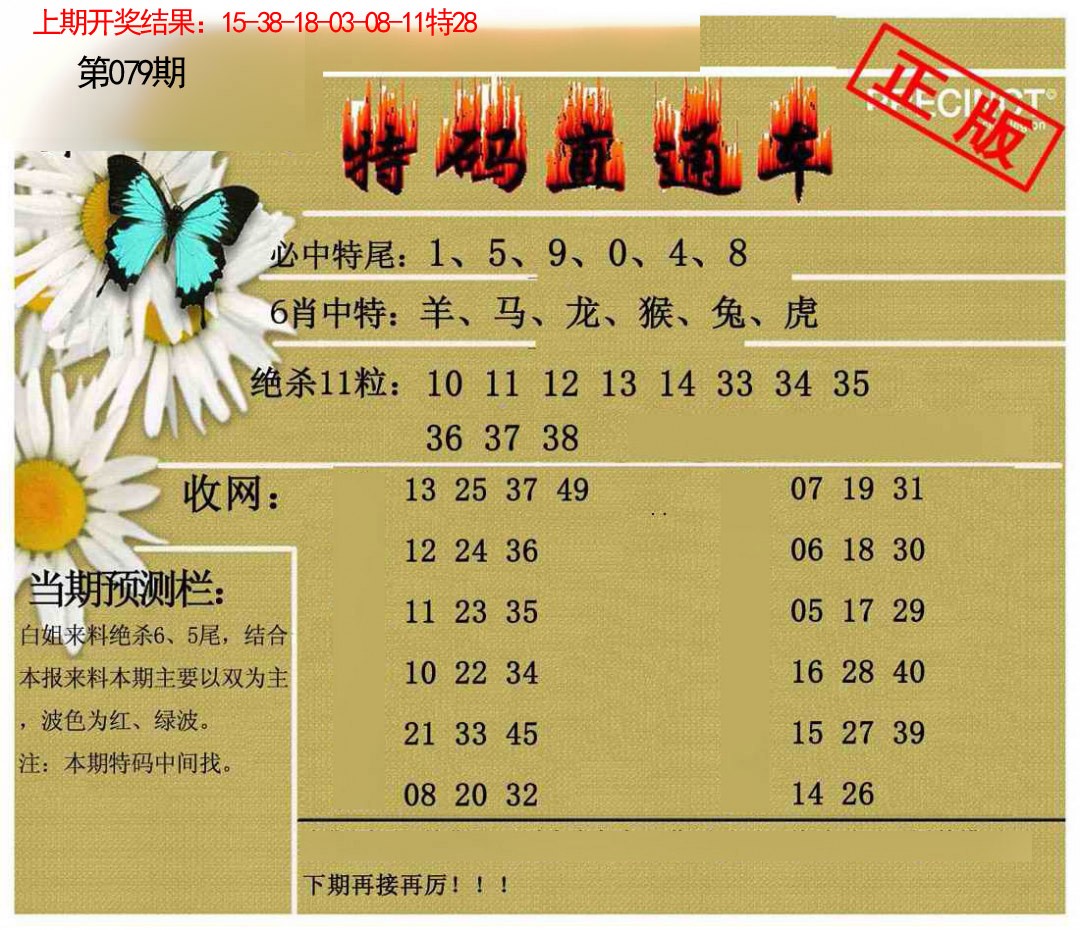 079期特码直通车[图]