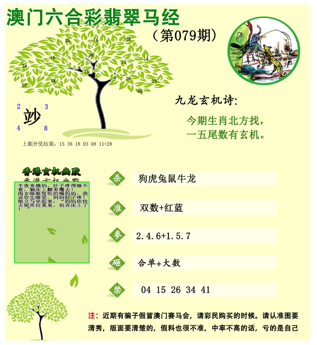 079期翡翠马经[图]