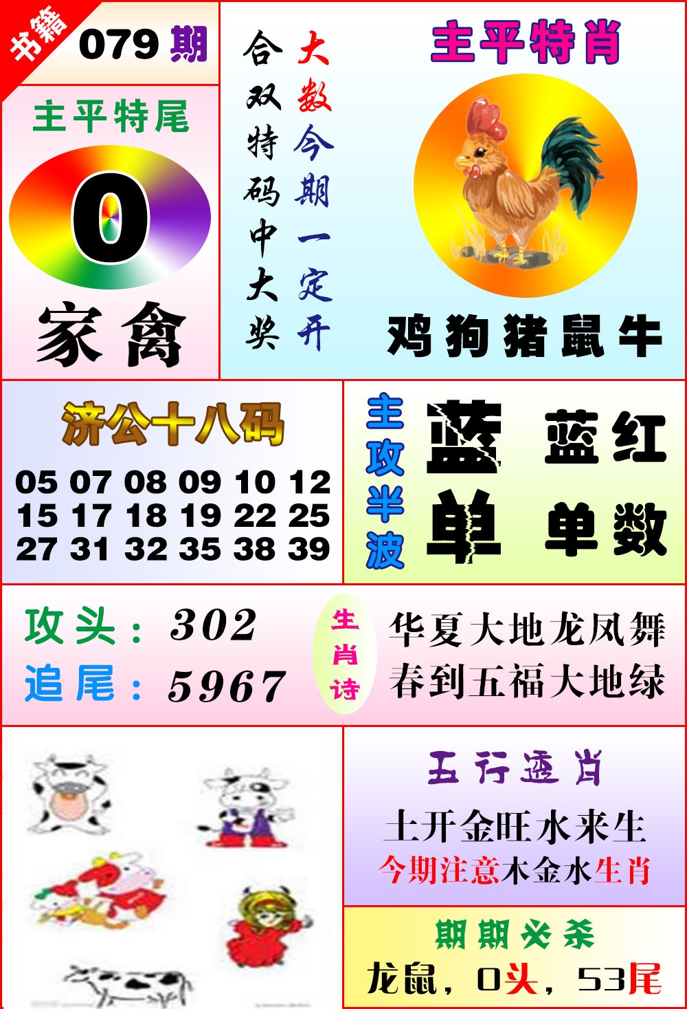 079期澳门狗头铡[图]