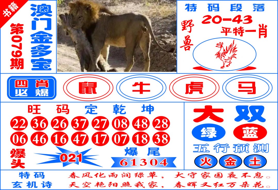 079期澳门金元宝[图]