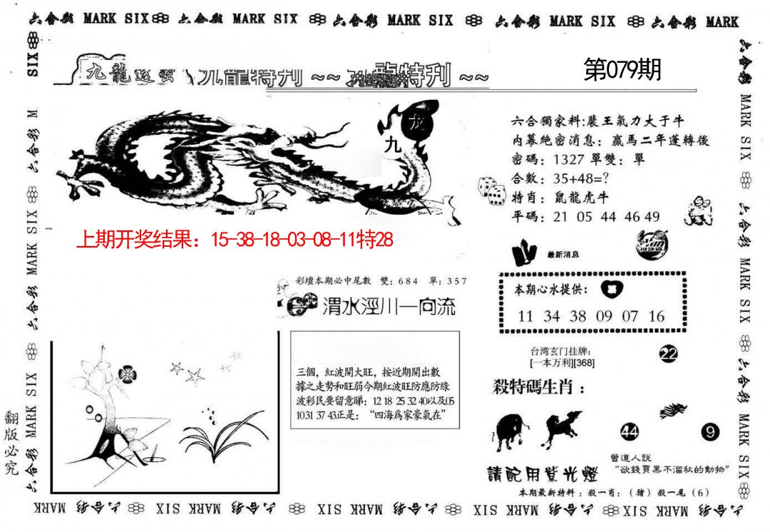 079期九龙特新刊[图]