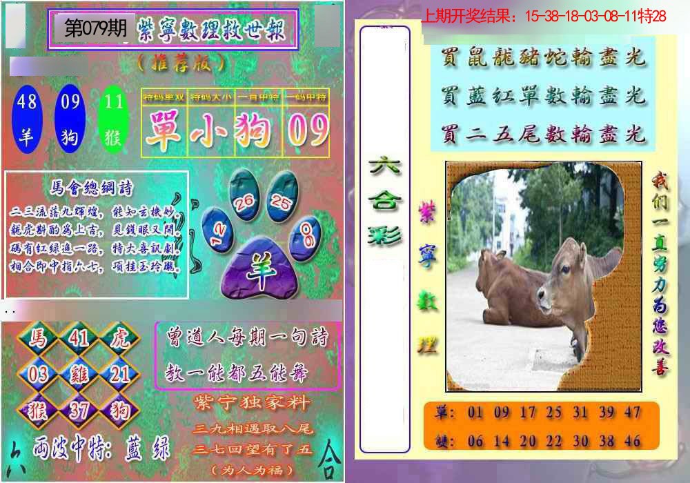 079期数理救世报[图]