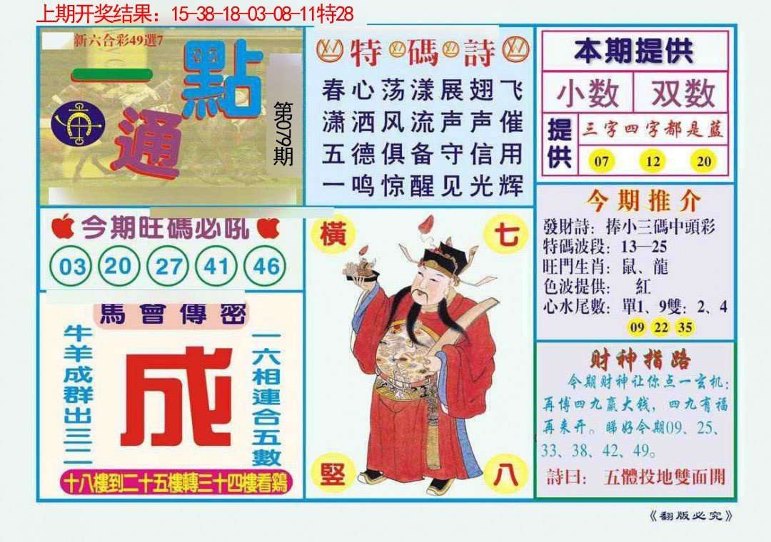 079期一点通[图]