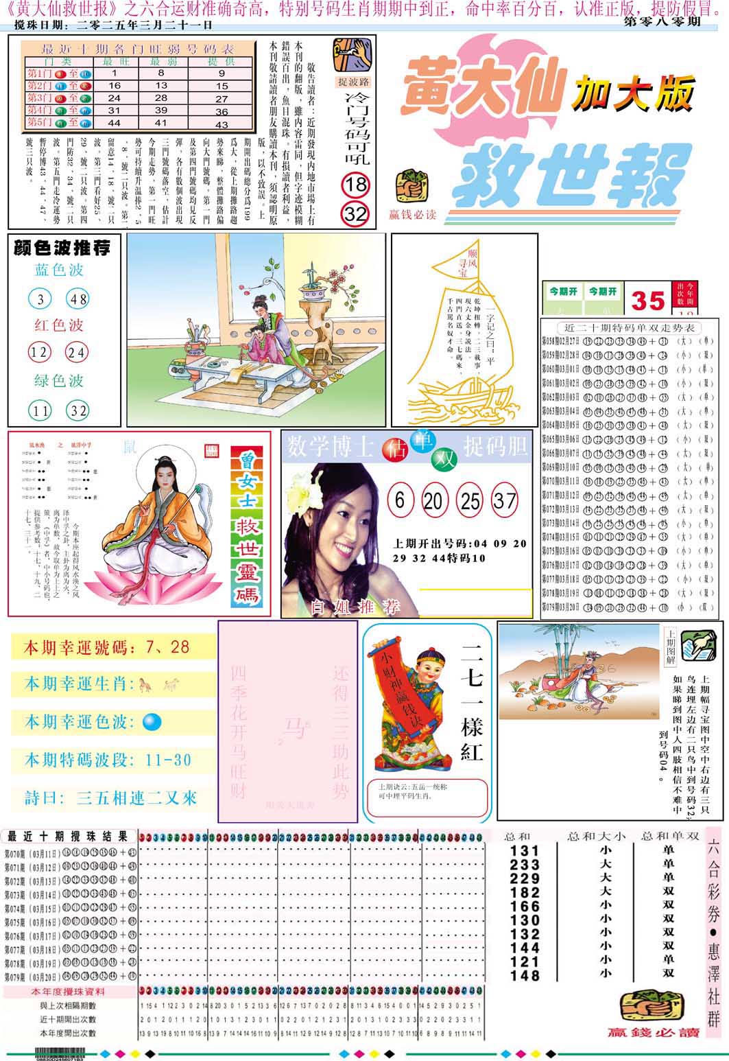 080期黄大仙救世A加大版[图]