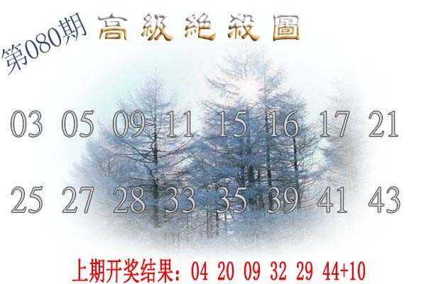 080期高级内部绝杀[图]