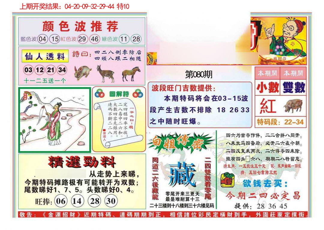 080期金运招财[图]