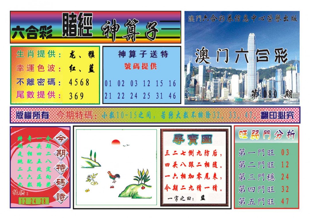 080期赌经神算[图]