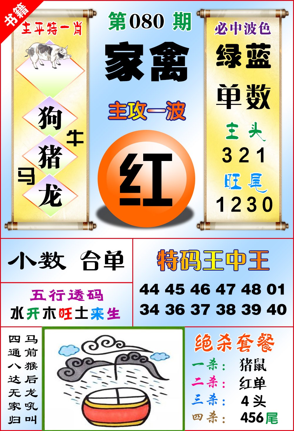 080期澳门绝杀来料[图]