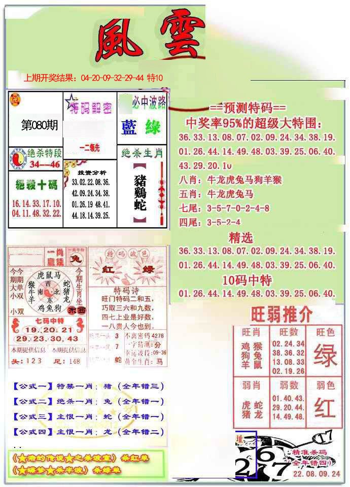 080期风云榜[图]