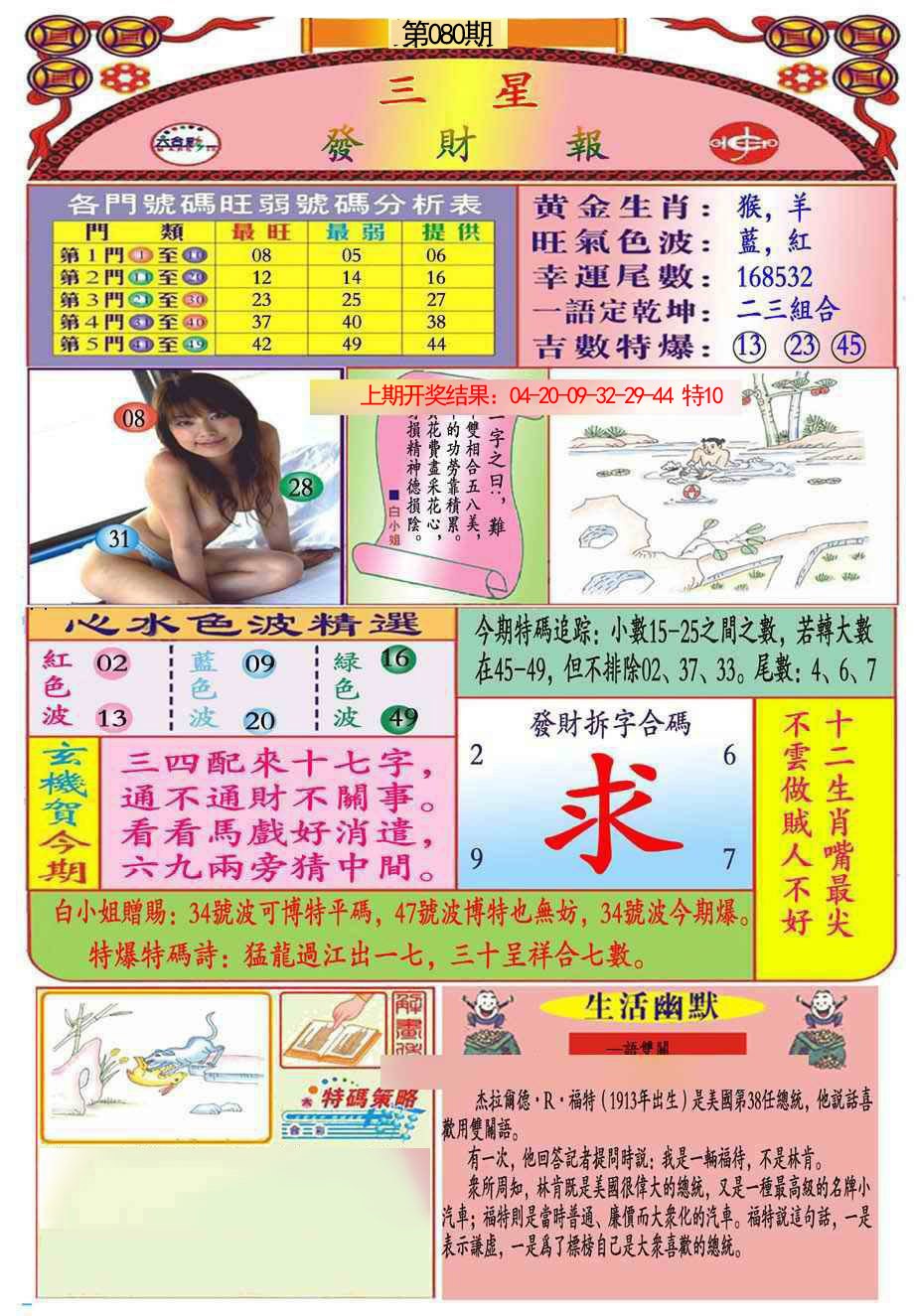 080期三星发财报(推荐)[图]