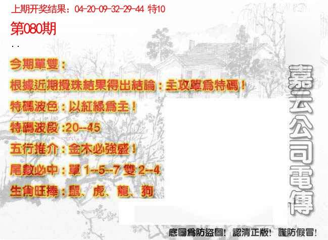 080期嘉云公司电传[图]