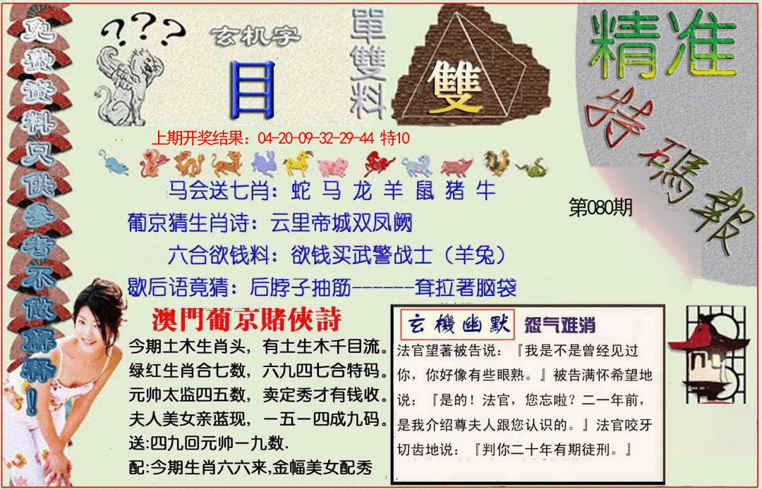 080期精准<特碼報>[图]