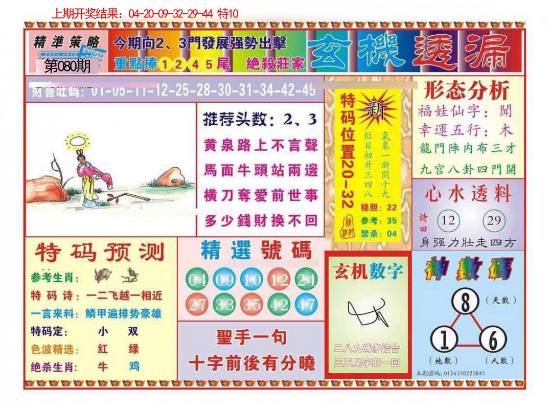 080期玄机透漏[图]