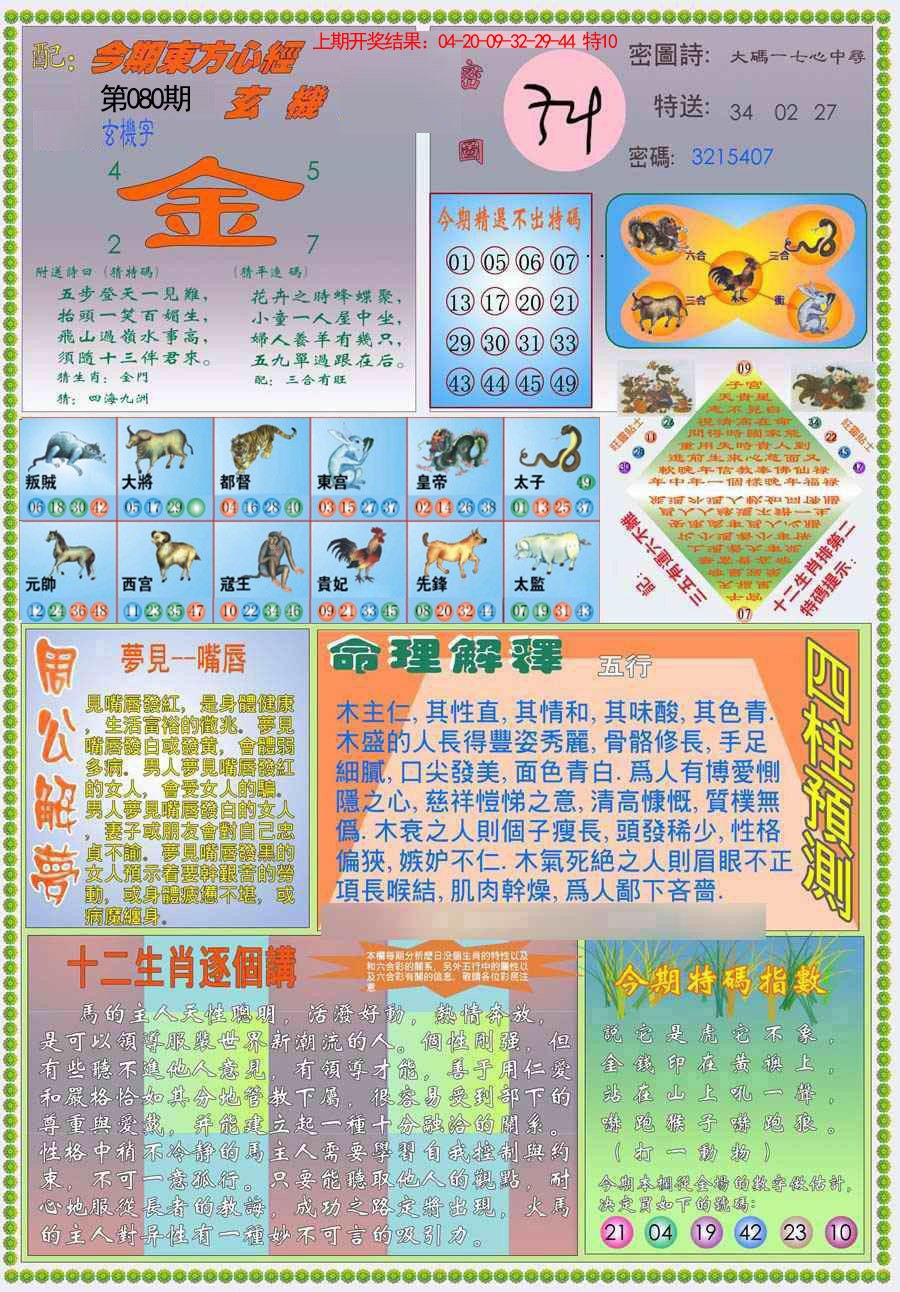 080期(新版)东方心经B[图]