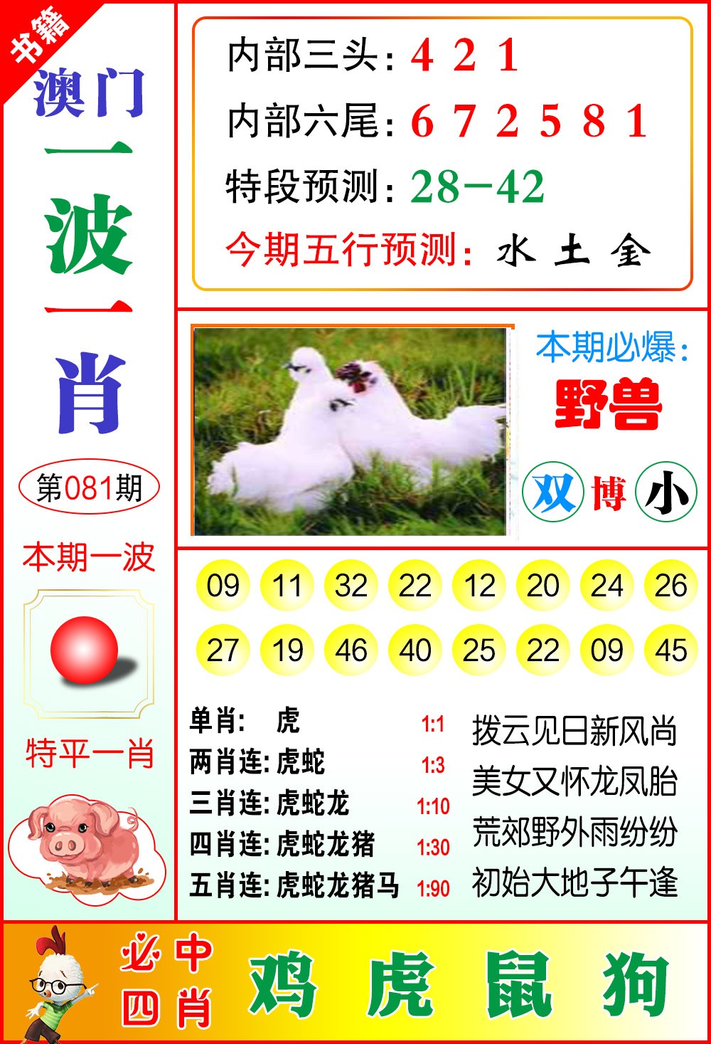 081期澳门一波一肖[图]