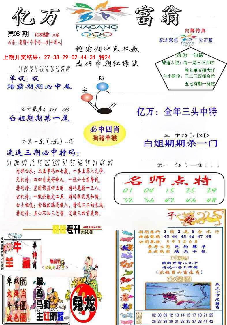 081期亿万富翁A[图]