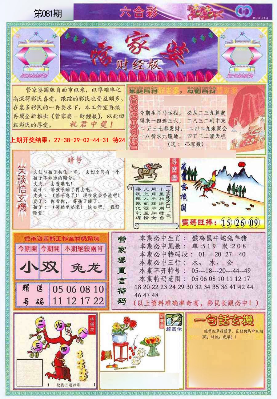 081期管家婆财经版[图]