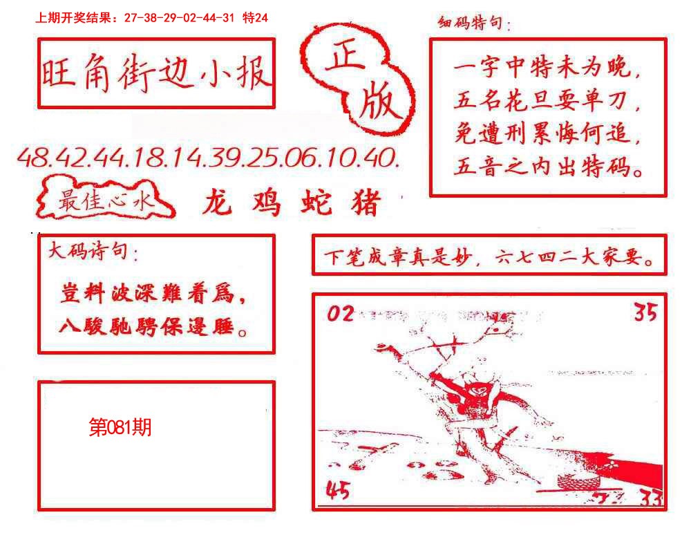 081期旺角街边小报[图]