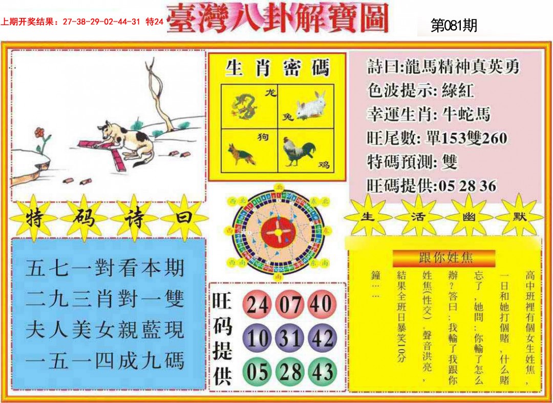 081期台湾八卦解宝图[图]