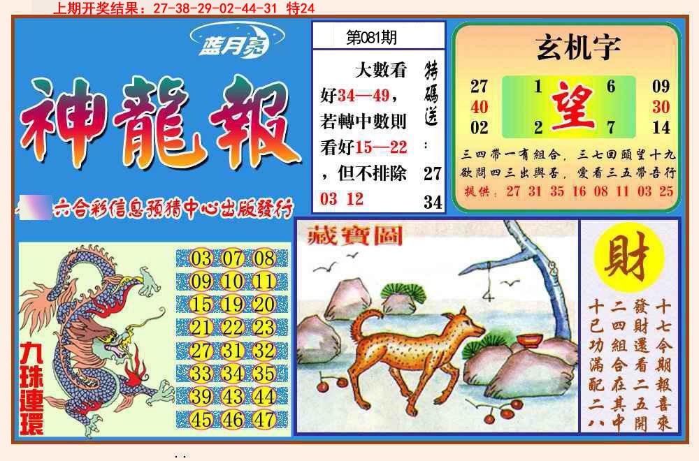 081期神龙报[图]