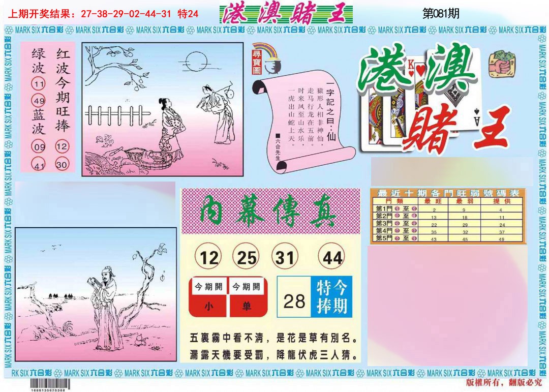 081期港澳赌王A[图]