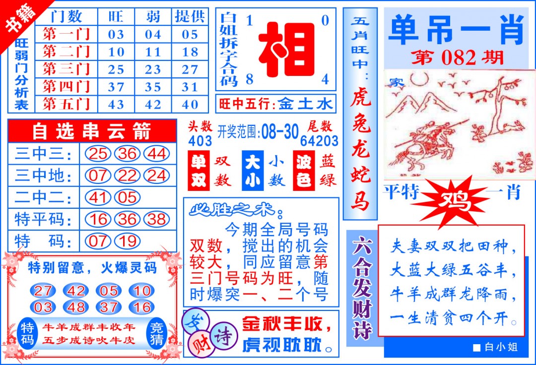 082期澳门单吊一肖[图]