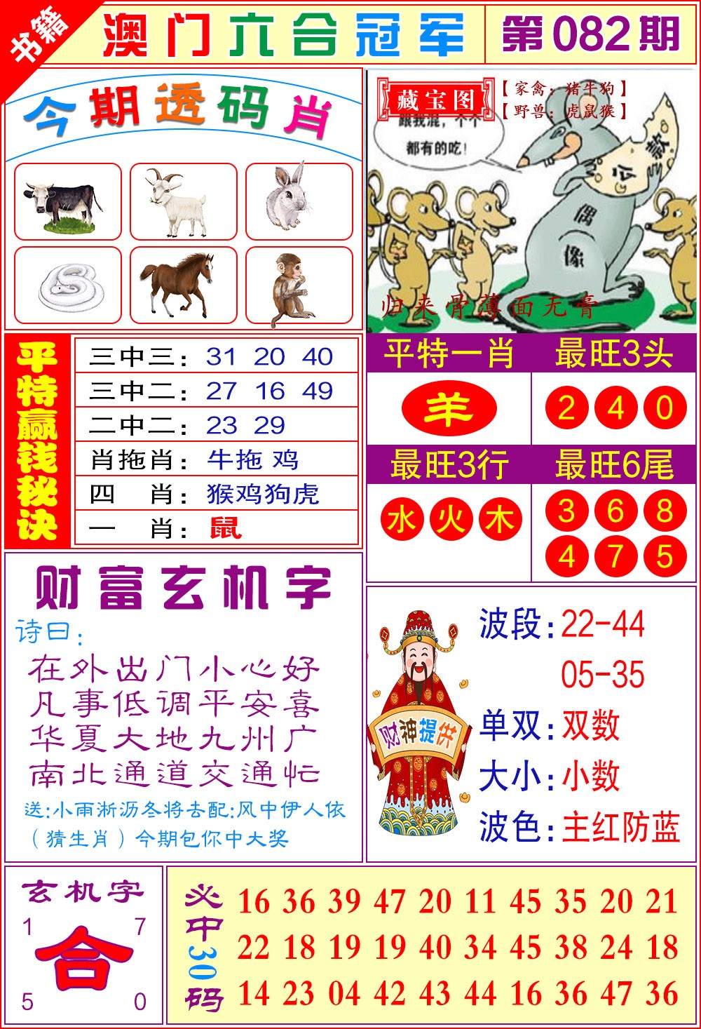 082期澳门六合冠军[图]