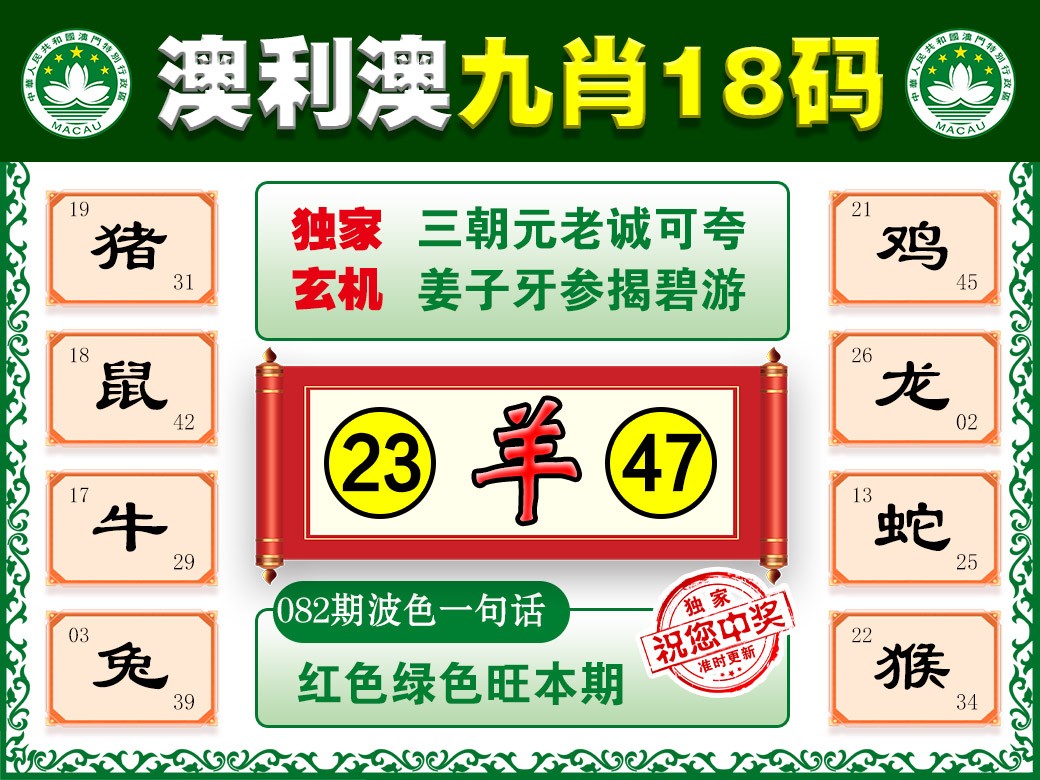 082期澳利澳九肖[图]