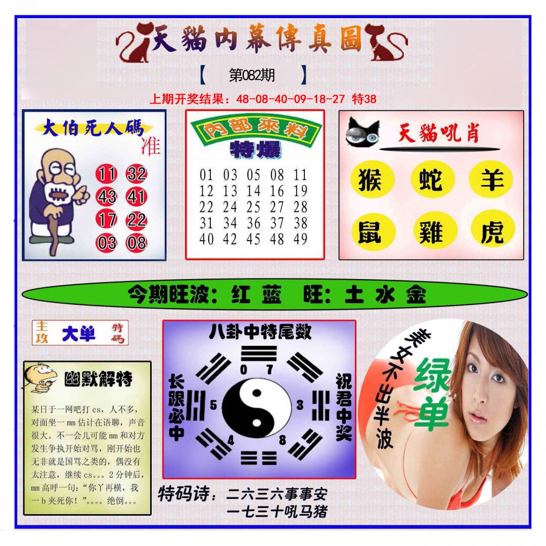 082期内幕传真图[图]