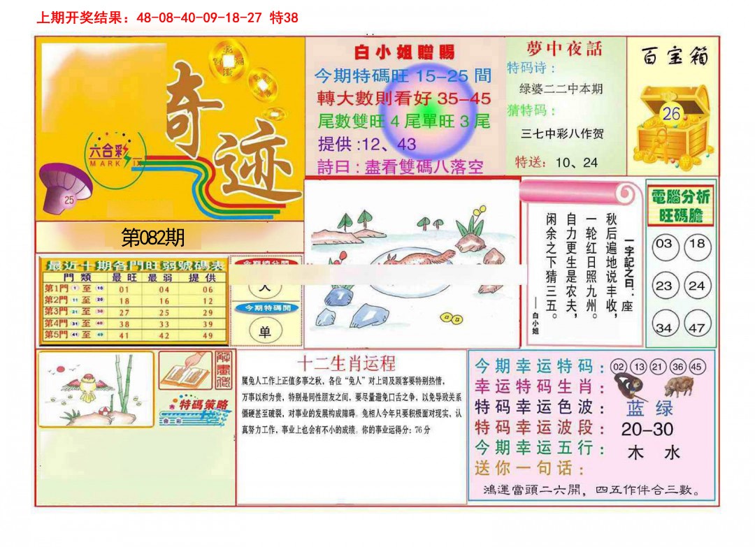 082期九龍奇迹A(推荐)[图]