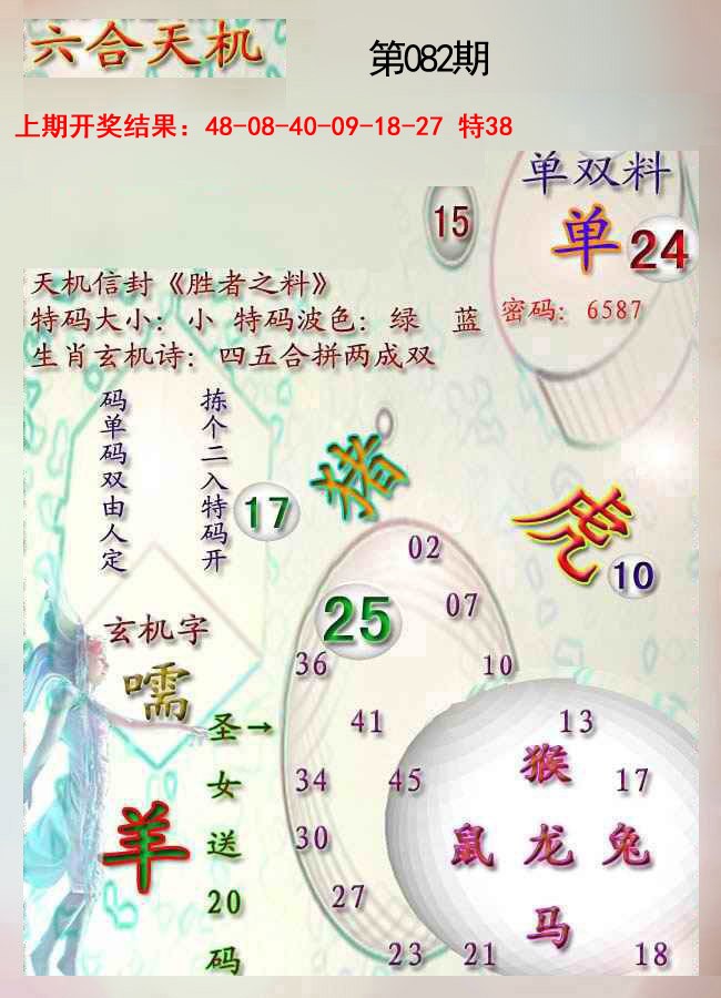 082期天机报[图]