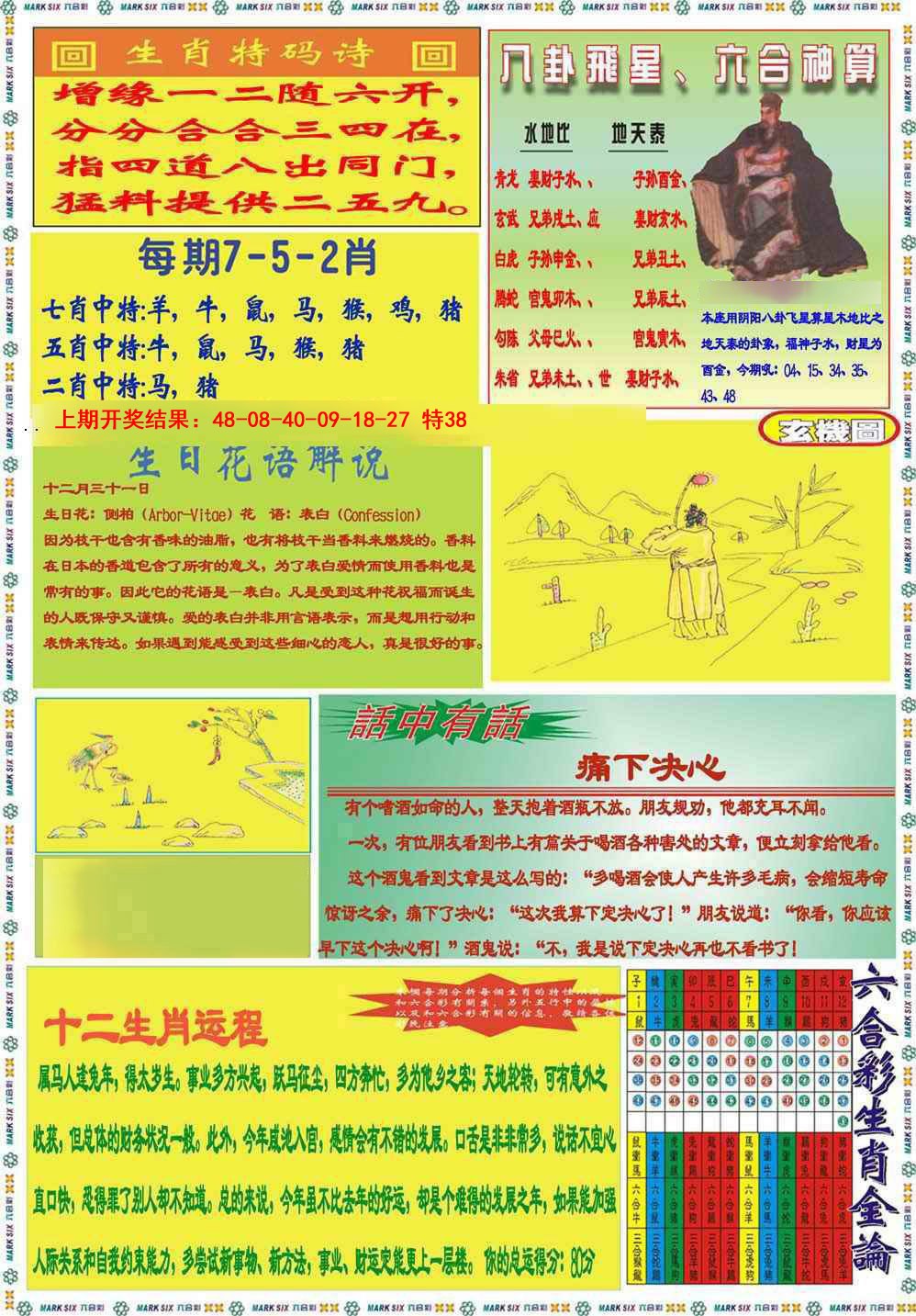 082期九龍马经B(推荐)[图]