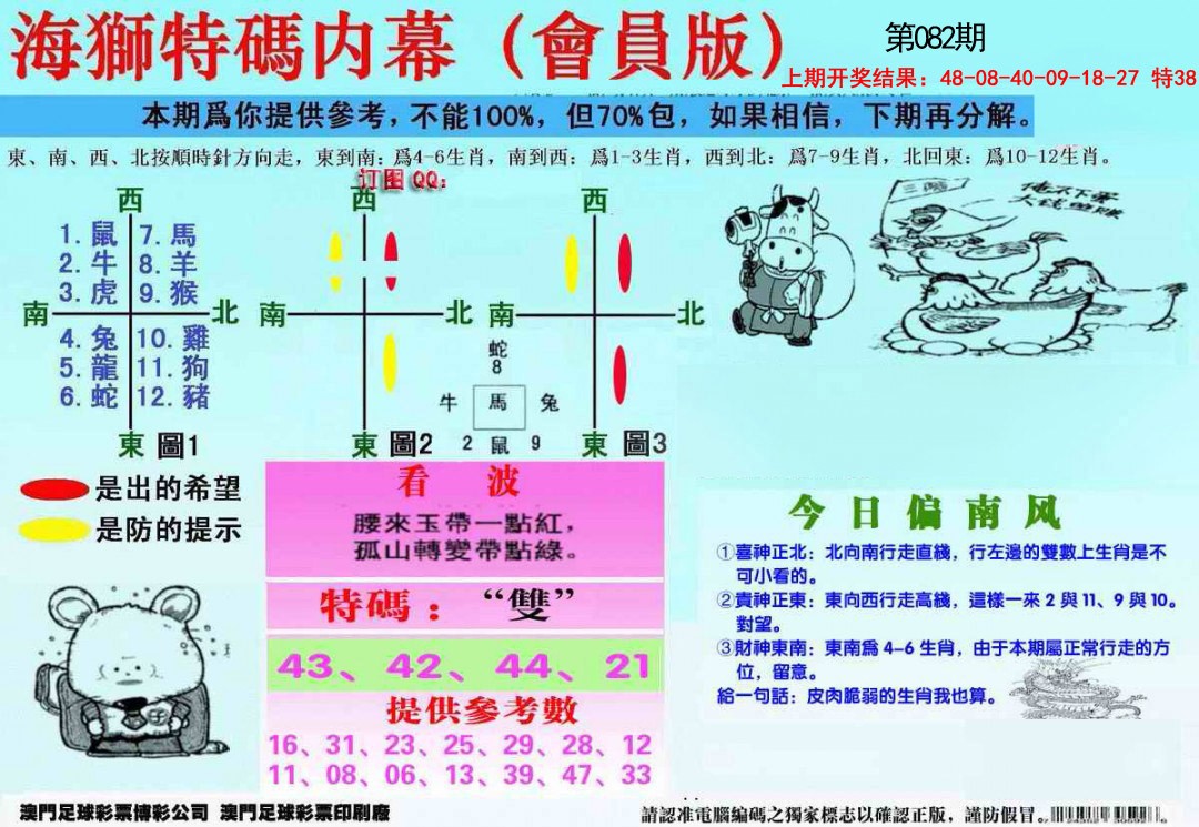 082期另版海狮特码内幕报[图]